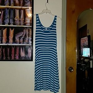 Old Navy Blue Stripped Dress